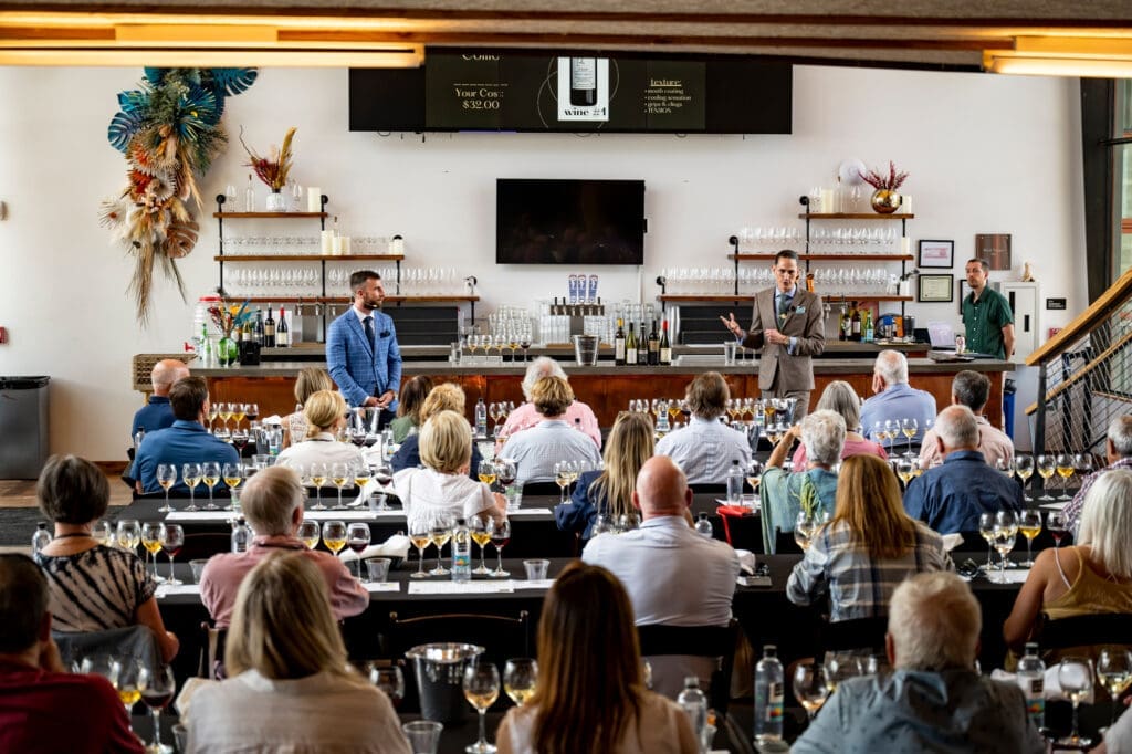 A wine seminar