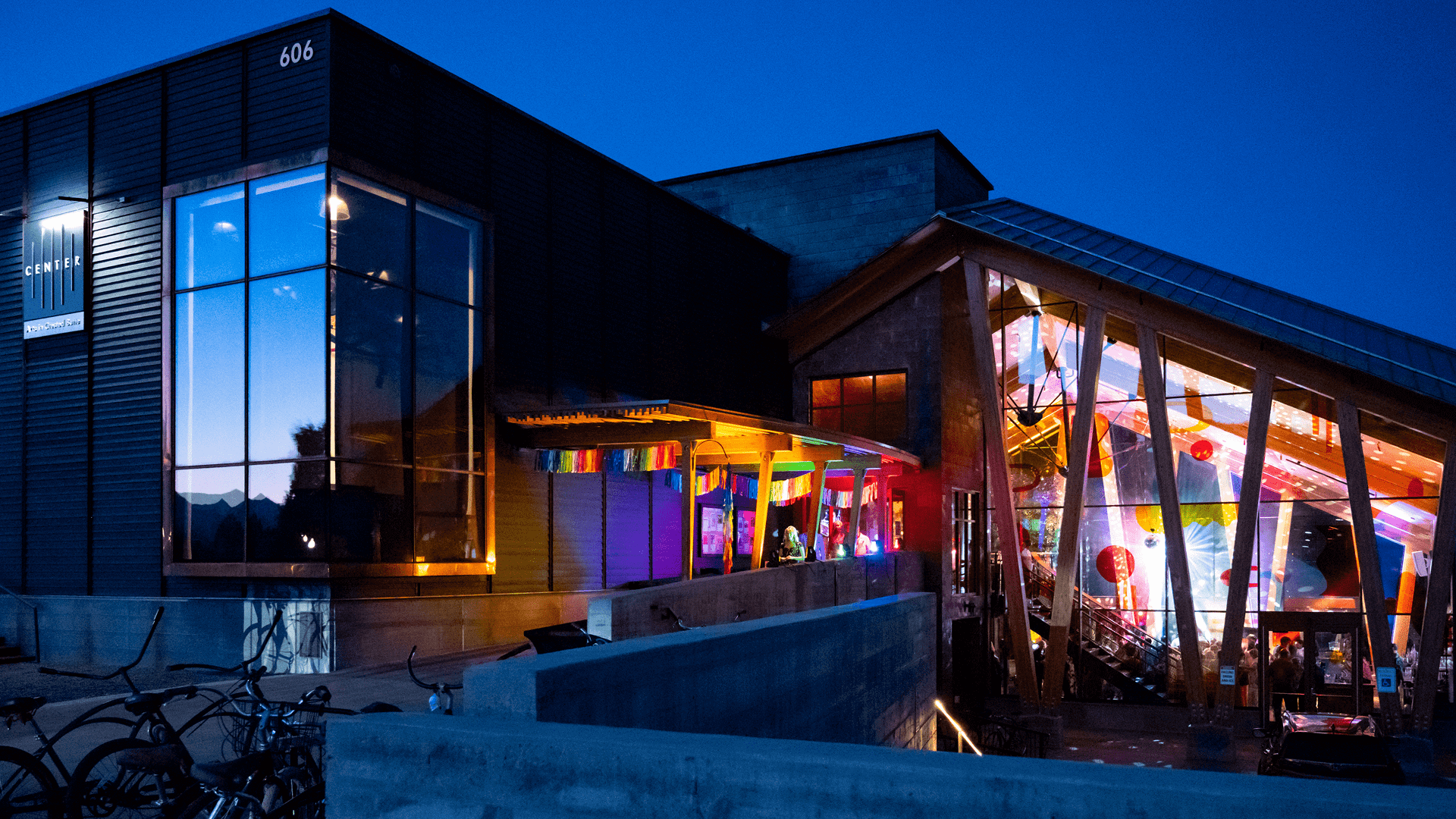 "Big Blue" the Center for the Arts