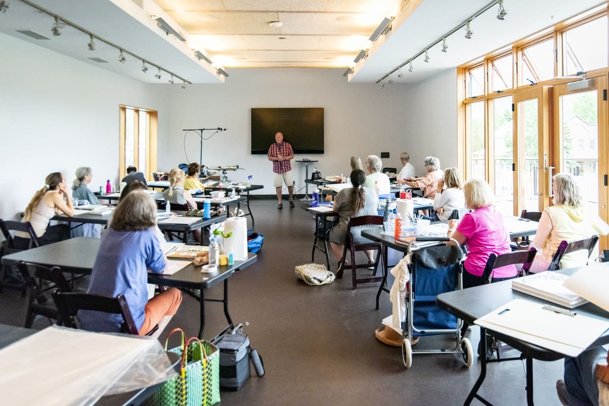 WatercolorSymposium_SteveGriggs_King Room_NolanBlunck-2 King Community Room, Free Gathering Space