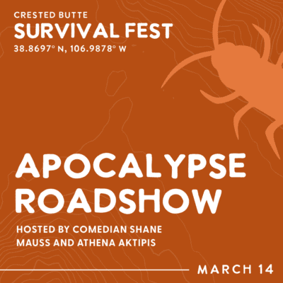 APOCALYPSE roadshow comedy show crested butte